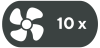 10 ventilatoren
