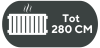 Geschikt tot 280cm