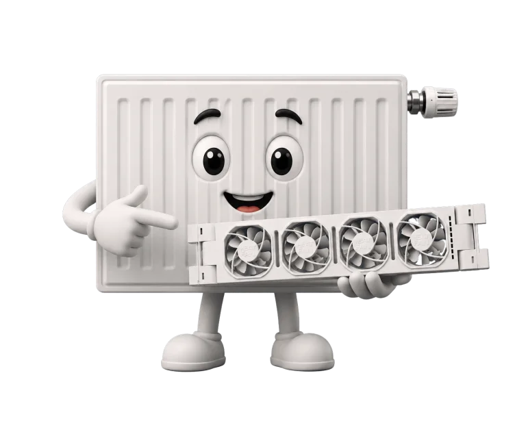 Heatfan op radiator